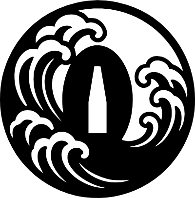 TanPa Waves Tsuba